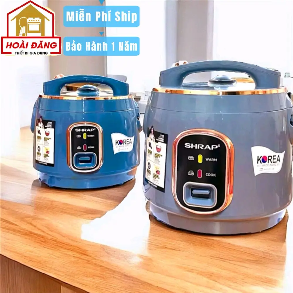 ( Bảo Hành 1 Năm )Nồi Cơm Điện SHÁHP Dung Tích 1.2L 1.8L 2.2L Không Bán Kèm Lồng Hấp Bền Chống Dính Công Nghệ USA Bảo Hành 12 Tháng Nấu Cơm Coker nồi