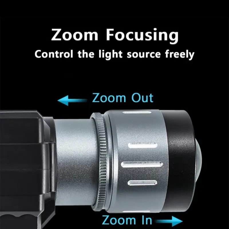 Senter Kepala Zoom Maxpower 100 watt  Cahaya Putih 3