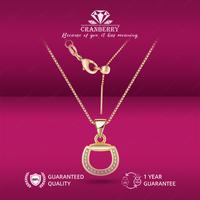 Gambar OS1-N76 Kalung Wanita Cranberry Jewelry Necklace Fashion Couple Wedding Pasangan Cowo Pria Wanita Berkualitas Dengan High Quality Grade VVS1 5A Store Anti Karat Luntur Berubah Garansi 1 Tahun dari Cranberry Mall Kota Administrasi Jakarta Utara 1 Tokopedia