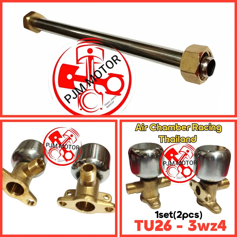 PAKET UPGRADE RACING POMPA SPRAYER MODEL THAILAND AIR CHAMBER PLUS PIPE JOIN tabung angin lengkap pipa stainles steel mesin pomp hama TNK 777 767 900 TU26 3WZ4 1