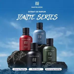 NAPOLEON Extrait de Parfum 65ml Ignite Series | Parfum Cowok Tahan Lama Aroma Segar Pria Mapan