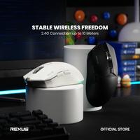 Promo [Exclusive Launch] Rexus TP10 Mouse Gaming Wireless Rechargeable ...
