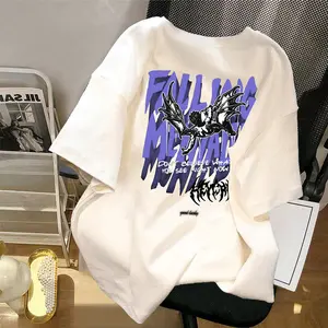 Kaos distro pria Falling Mentally Oversize Tee unised lengan pendek style terbaru atasan pria wanita lengan pendek