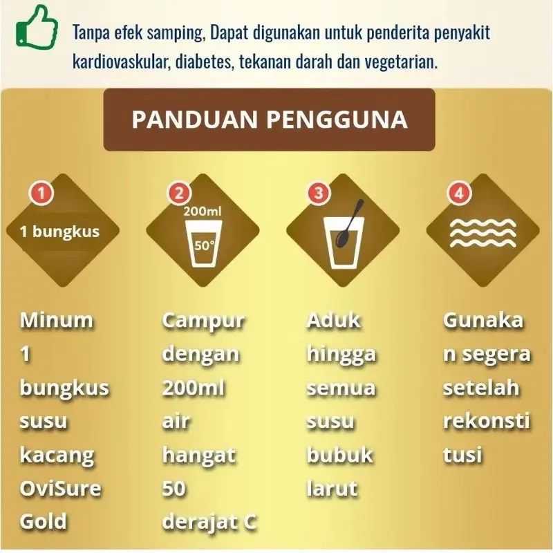 Susu   Ovisure Gold - Kesehatan Tulang dan Sendi - Dair 2