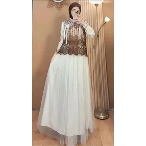 Syafira Dress Terbaru/Dress Brukat/Dress Cantik/Dress Mewah/Dress Kondangan/Dress Lebaran By Butik Nursyifa