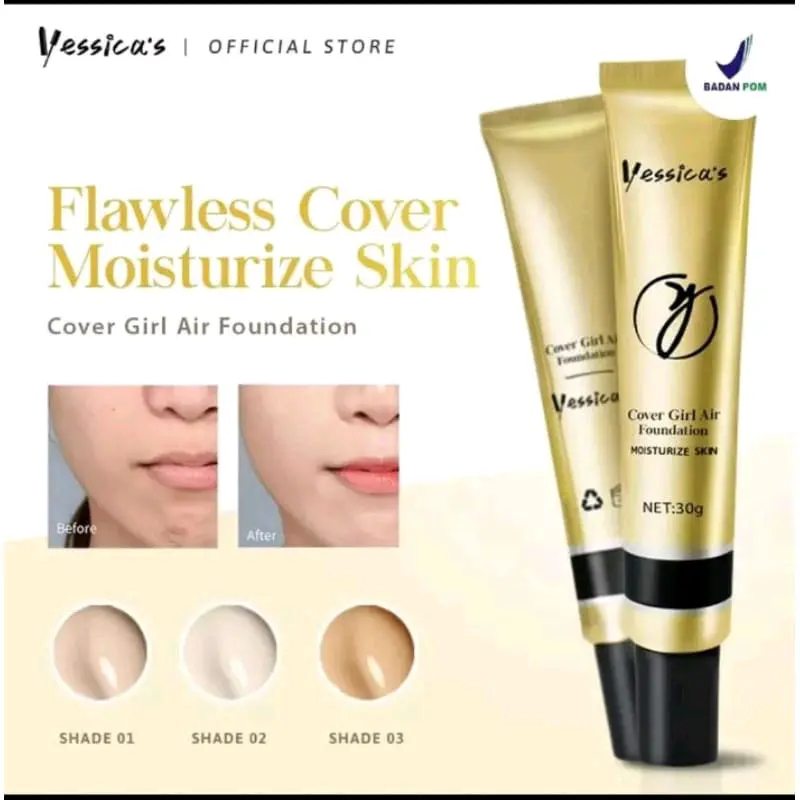 Yessica' s foundation shade 1 2 3 0