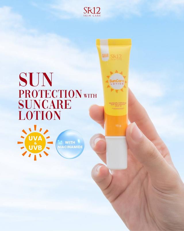 SR12 Suncare Lotion 15gr SPF 25++ Perawatan Pelindung Wajah Dari Sinar Matahari Dan Melembabkan - Sunscreen Mencerahkan Wajah 1