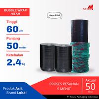 Gambar FLYHOME Bubble wrap 60cm potongan 2,7kg hitam 2 roll hitam 60x50meter - Hitam dari Flyhome Brand Lokal Kota Depok 1 Tokopedia