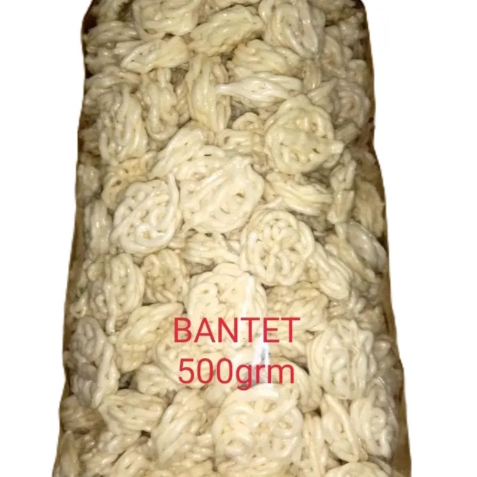 Kerupuk Putih Bantet Rasa Ikan Khas Ciamis 500grm - Sambal, Cemilan, Kuning, Manis, Keripik, Pedas, Jagung, Merah, Kripik 1