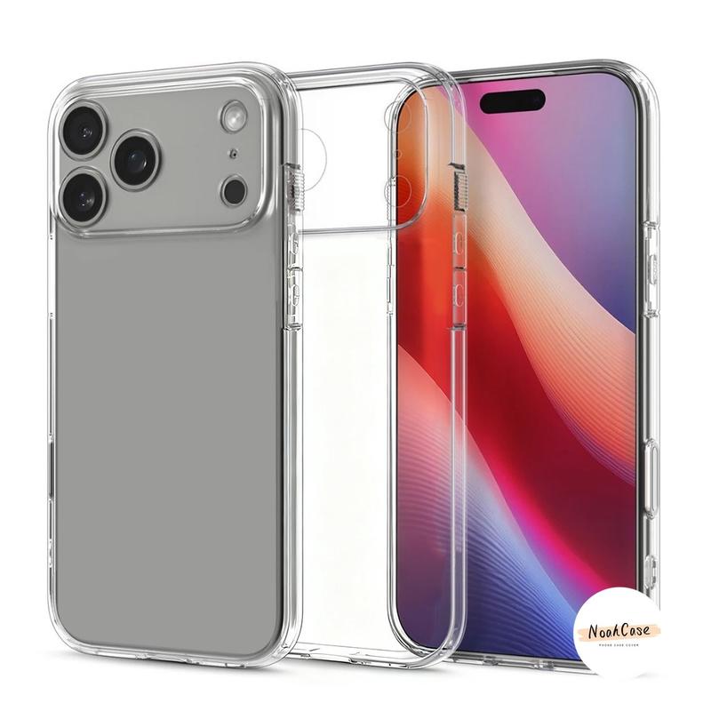 Ốp lưng trong suốt bằng silicon sang trọng cho IPhone 17 16 air 11 14 17 15 12 13 17 Pro Max 16 X XR 7Plus 8Plus 7 8 17 Plus XS Max SE 2020 Vỏ bảo vệ mềm chống sốc không gian