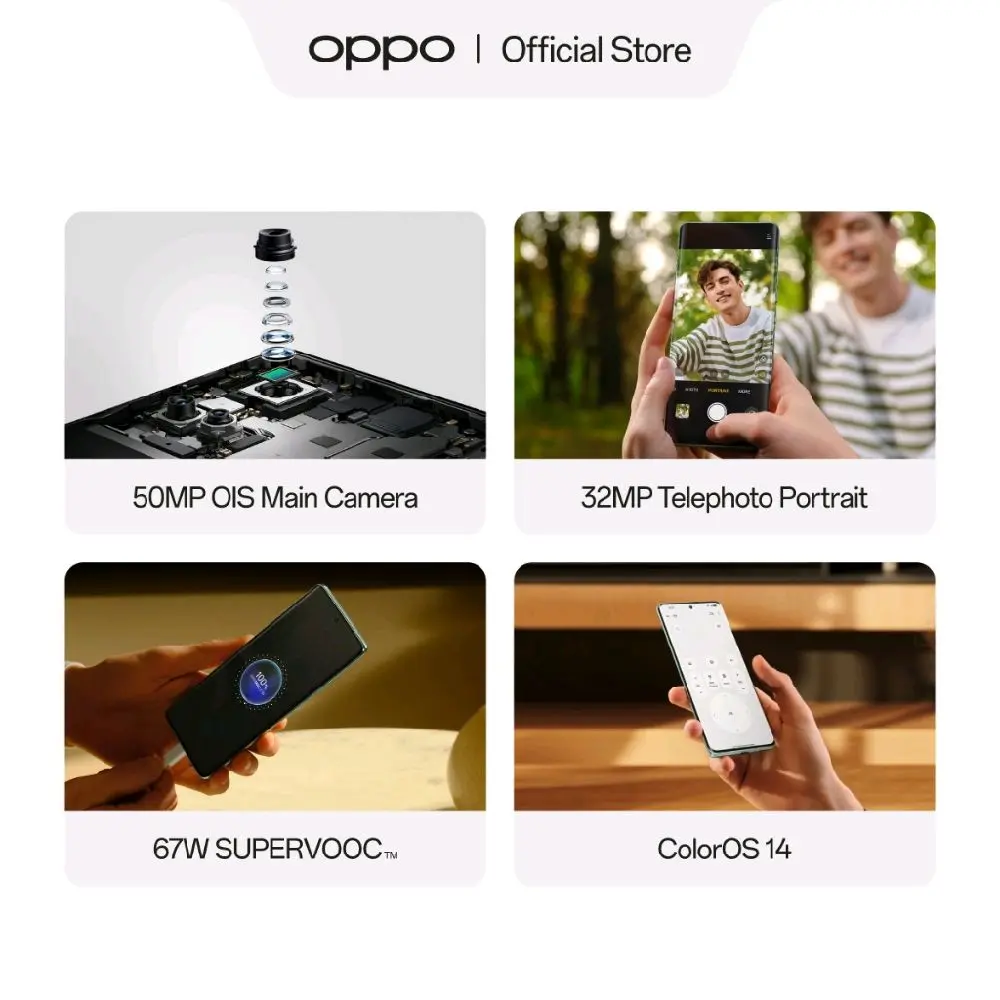 OPPO Reno11 5G 8/256GB | 50MP OIS Main Camera | 32MP Telephoto Portrait | Ultra-Clear Selfie | Garansi Resmi
