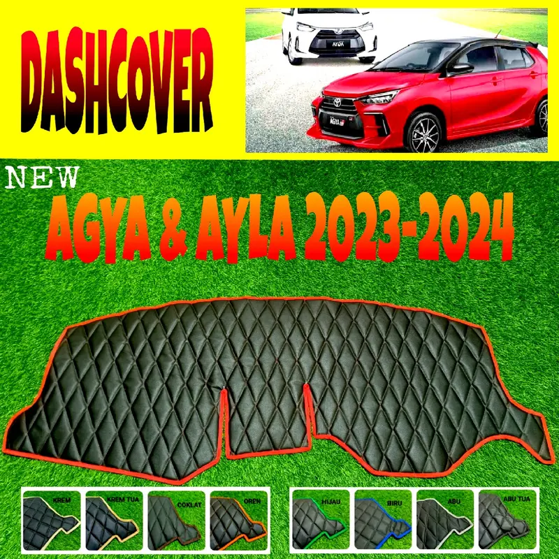 Cover,Karpet,Alas Pelindung Dashboard Mobil New Agya-New Ayla 2023-2024 Aksesoris Car 5