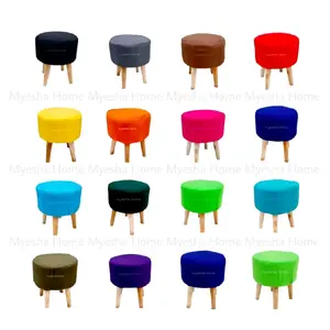 Sarung Kursi Stool Bulat Warna Polos (TIDAK TERMASUK KURSI)