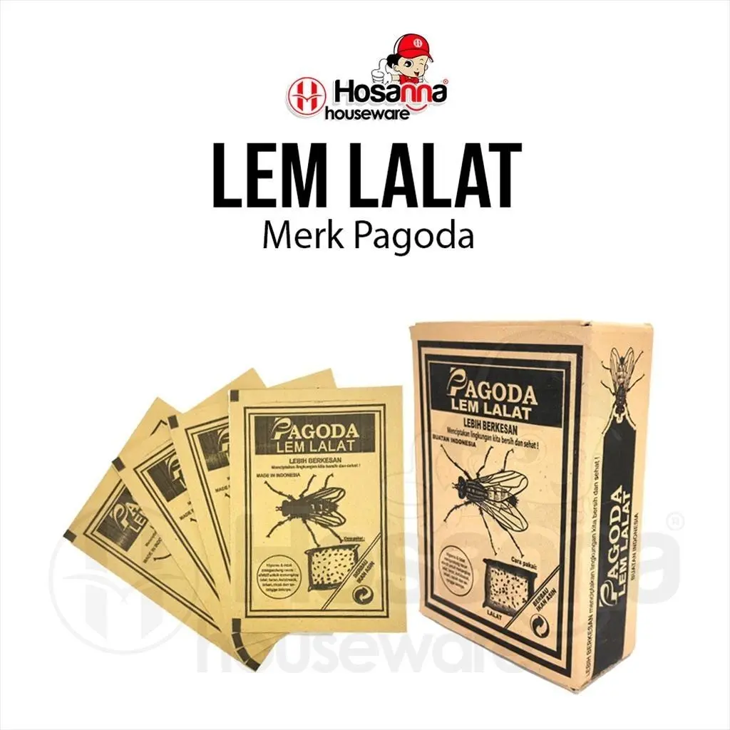 Lem Lalat Merk Pagoda Isi 10 Lembar