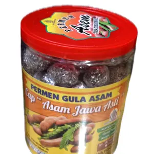 Permen 120 biji  Asem Jawa  Tradisional  Candy Asam Toples Snacks Gula