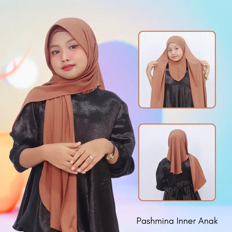ALQIA Hijab // Pashmina Instan Inner Anak Remaja 7-10 Tahun 7