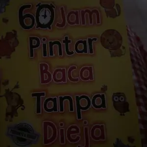 Buku 60 jam pintar baca tanpa dieja Anak Belajar.
