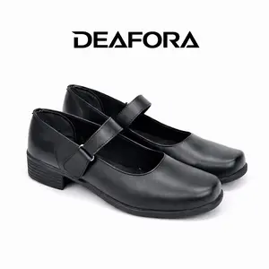 Sepatu Pantofel Wanita Sekolah Formal Paskibra Mary Jane Hitam