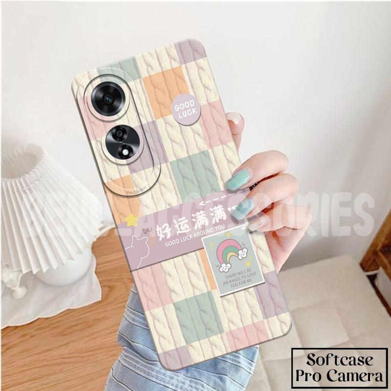 Case Compatible With Oppo A60 Fashion Image Keren Case Handphone , Kassing Hp , Pelindung Handphone TPU - Bisa Cod Cassing Hardcase Softcase 3