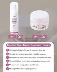 Gambar Sunscreen Serum Glow Biome Peptide Zalfa Natural dari zalfa.natural.skincare Kota Bandung 2 Tokopedia