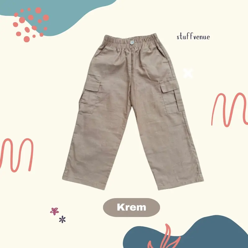 Celana Cargo Anak Perempuan Fashion - Harga 30rb an 3