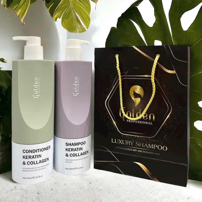 Dầu Gội Xả Golden 750ml chai Hương Thơm Thanh Lịch Sang Trọng Women Nữ