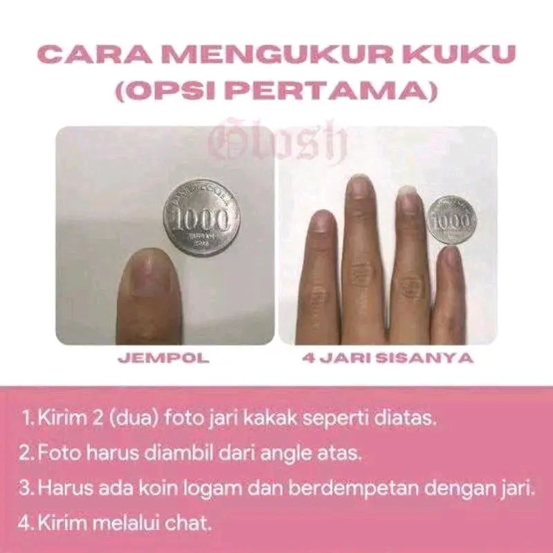 Kuku Palsu Premium Poelarisco ~ Nail Tip Custom Maroon Mix Cat Eye - Art, Polish 1