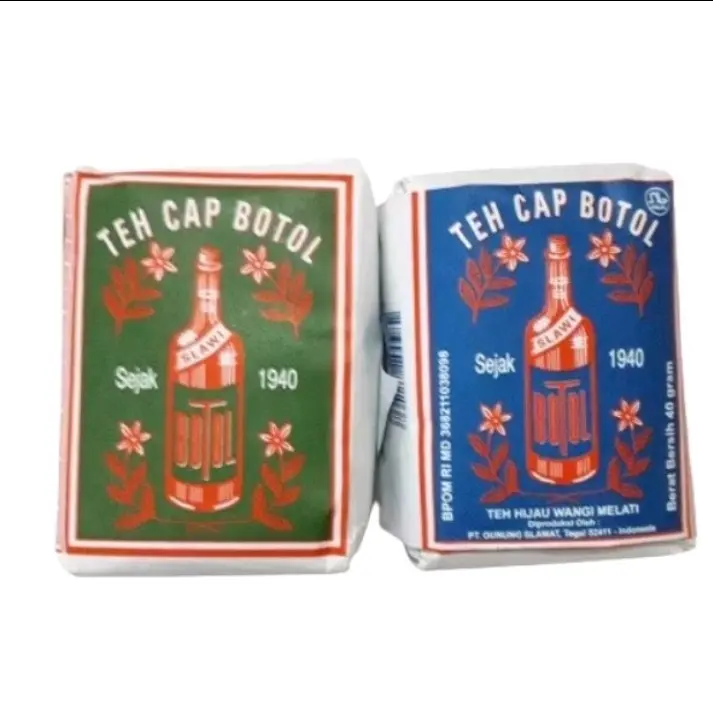 Teh Cap Botol Seduh 40 gr x 10 pcs ( 1 bos isi 10 kotak )