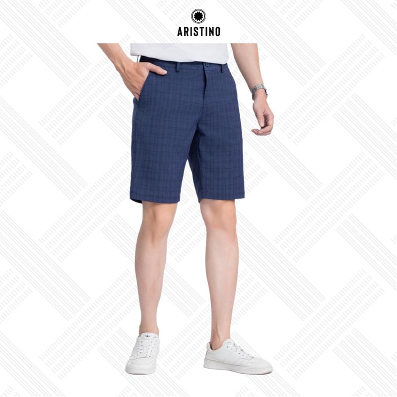 ARISTINO Quần short Âu cao cấp phom dáng  regular fit ASO023S4