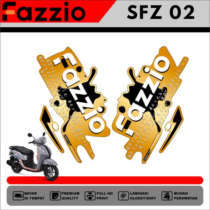 Fazzio Sticker Pattern Jual PROMO MENARIK Striping Yamaha Fazzio Custom Sticker Free Design ...
