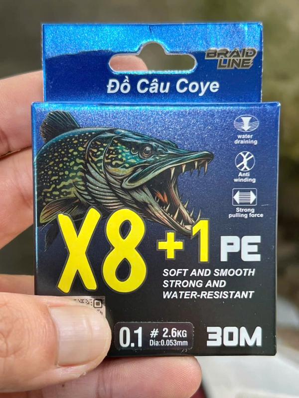 Dây PE Lõi Carbon X8 + 1 cao cấp Vi Diệu mua 1 tặng 1 siêu mượt siêu mịn bền chắc khoẻ giai