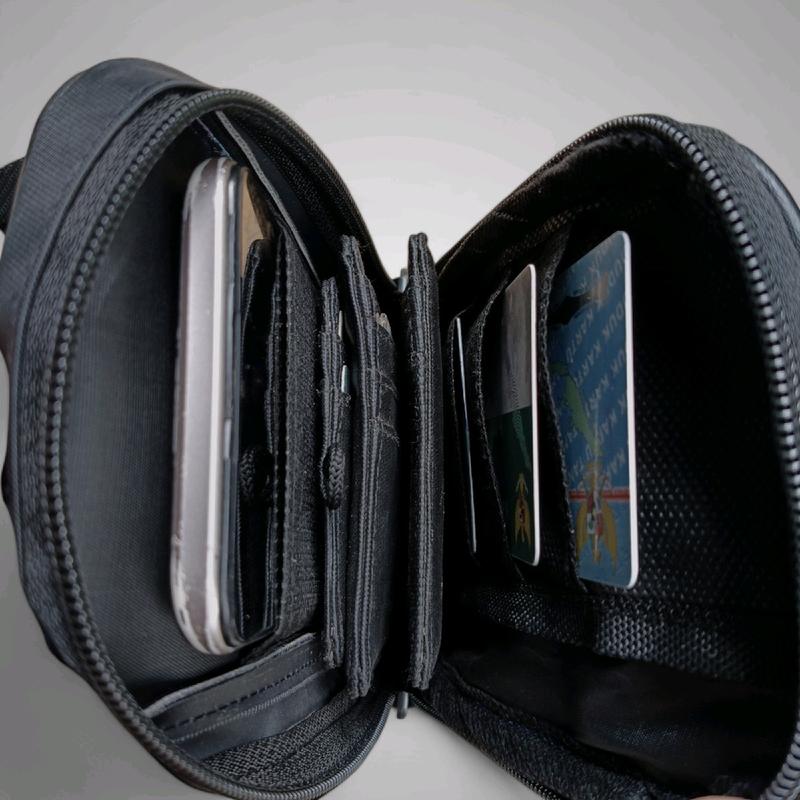 Tas Hp Complicated | Waist Bag Pria Bahu | Tas Selempang Pria Tempat Hp ON Card | Tas Hp Model Kalung 8
