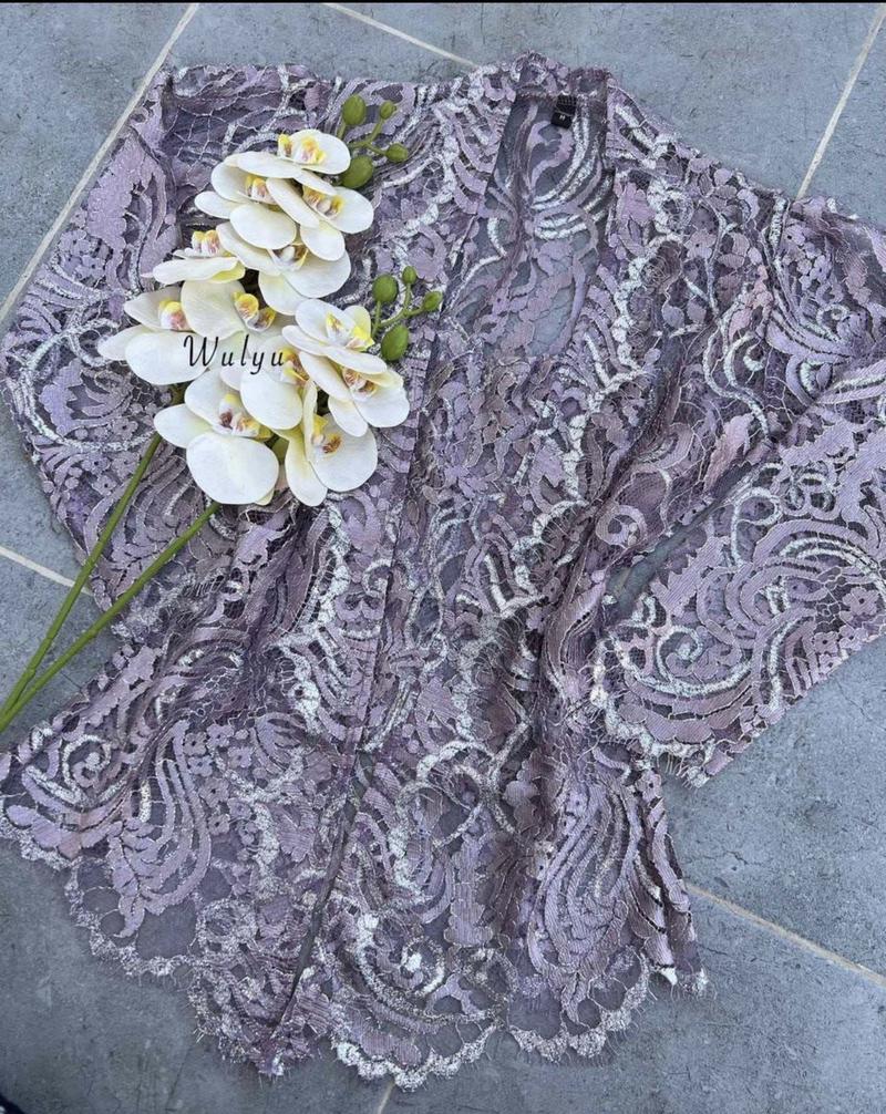 Product Introduction of Kebaya jadi metalic glossy non payet Atasan 2