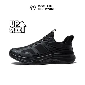 1489 - LYCAON Void Black Sportstyle Sepatu Sneakers Pria Wanita - FE18