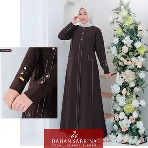 GAMIS SABRINA FARA PREMIUM, MOTIF SIMPLE DAN ELEGANT COCOK UNTUK SEHARI HARI MAUPUN KE PESTA