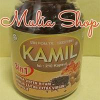 Gambar KAMIL 3 in 1 (Habbatussauda'/Jintan Hitam, Zaitun, Propolis) 200 kapsul dari MuliaShop Surabaya Kota Surabaya 2 Tokopedia