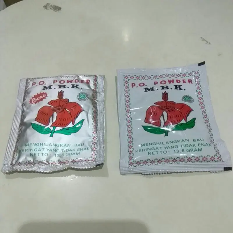( FREE ONGKIR ) BEDAK MBK SILVER DAN PUTIH BEDAK KETIAK 10 SACHET Memutihkan Bau 2