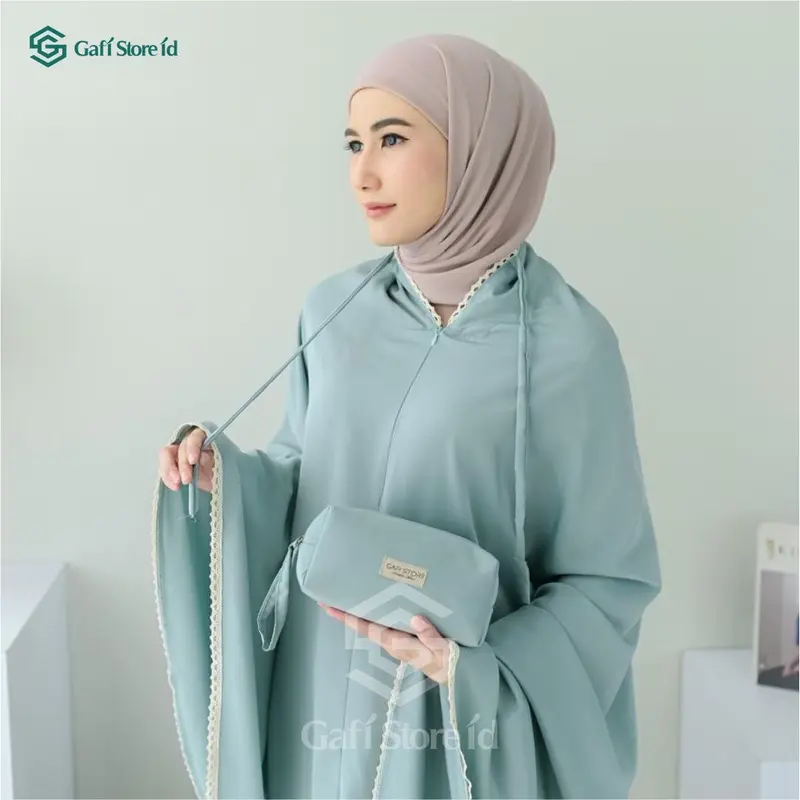 Mukena Dewasa Traveling 2 in 1 Pouch Babysilk Terbaru 6