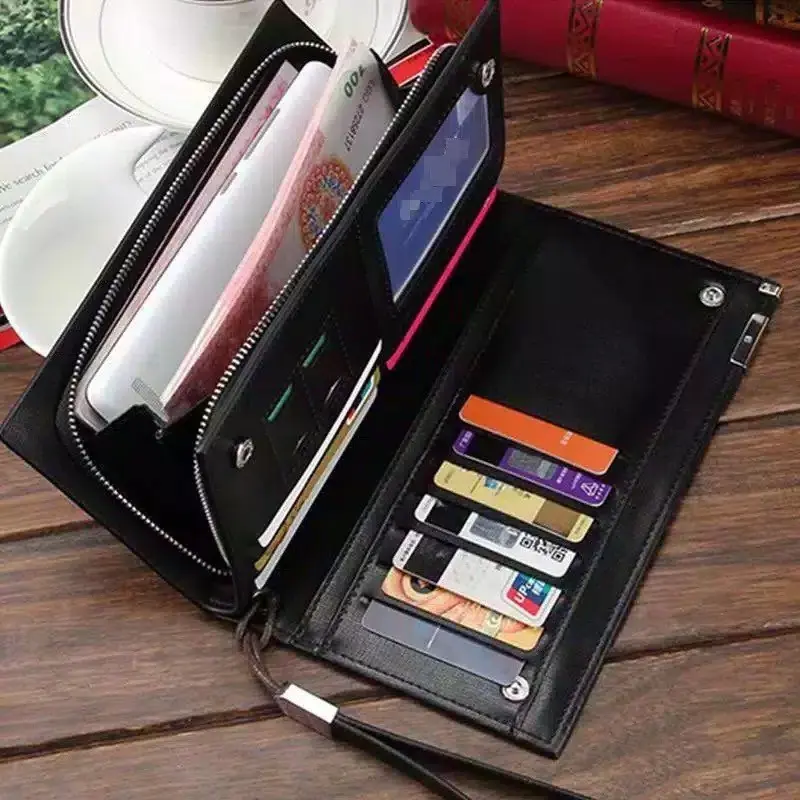 Dompet Wanita Panjang Dompet Kulit Dompet Kartu Pocket Dompet Wanita Real Pic