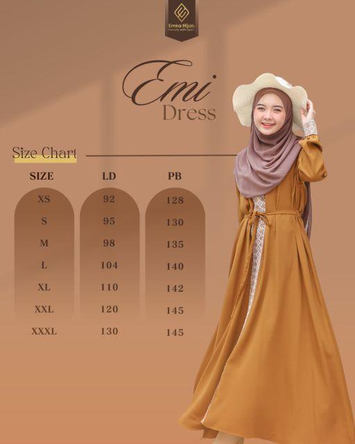emi dress | gamis simpel by emka hijab Muslim