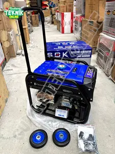 Genset 3000W SOK SG-6000E Manual Starter Aki / Power Generator Listrik 3000 Watt Bensin 4 Tak Rumah Kantor Genset Listrik SG 6000E SG6000E SOK SOK