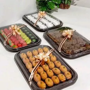 5Pcs Set Nampan Mika Hantaran Mika Jajan Kekinian