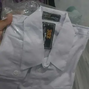 Baju Seragam Pdh Putih Kerja Wanita  Blazer  Lengan Panjang dan Lengan Pendek