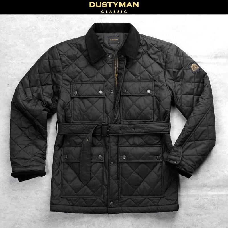  Áo Khoác Phao Nam Dustyman Winston Chần Bông 3 Lớp Giữ Ấm Tốt Lịch Lãm Thiết Kế Đai Eo Tinh Tế Chống Gió Hiệu Quả Vải Chống Nước Nhẹ 