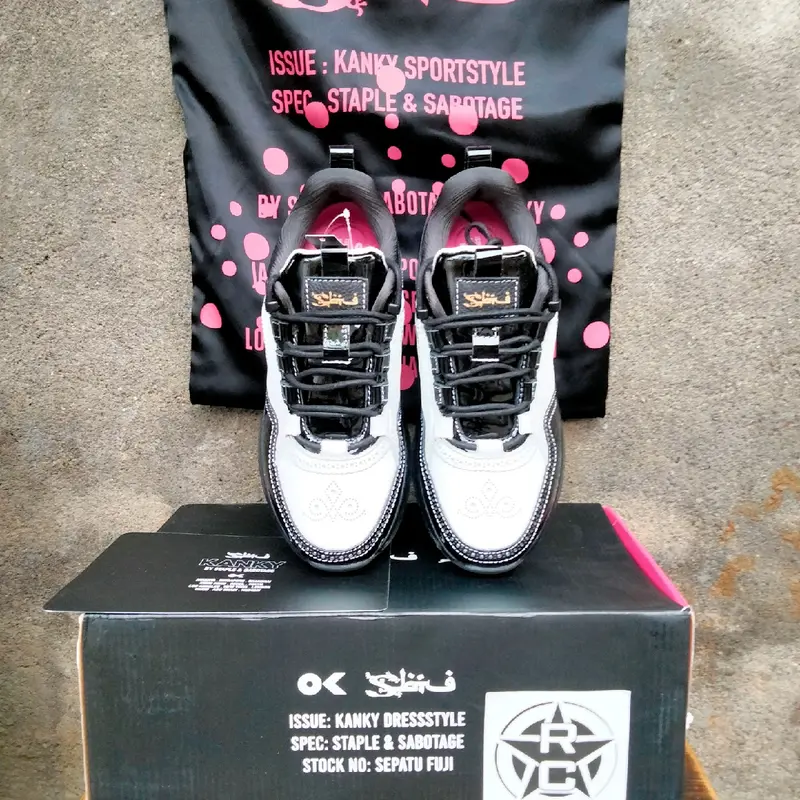 (ORIGINAL) SEPATU KANKY STORY KITADAKE / KANKY X SABOTAGE X STAPLE / SEPATU SNEAKERS CASUAL SPORT 4