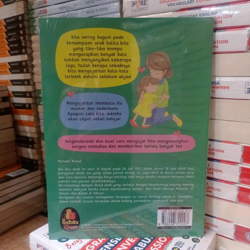 buku original 60 jam pintar baca tanpa dieja (suplemen belajar mandiri) 10 menit setiap belajar by yuliani yusuf FULL COLOR 2