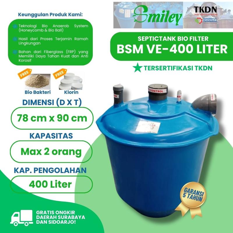 SEPTIC TANK BIO FILTER 400L (Kapasitas max 2 orang) - Shop | Tokopedia