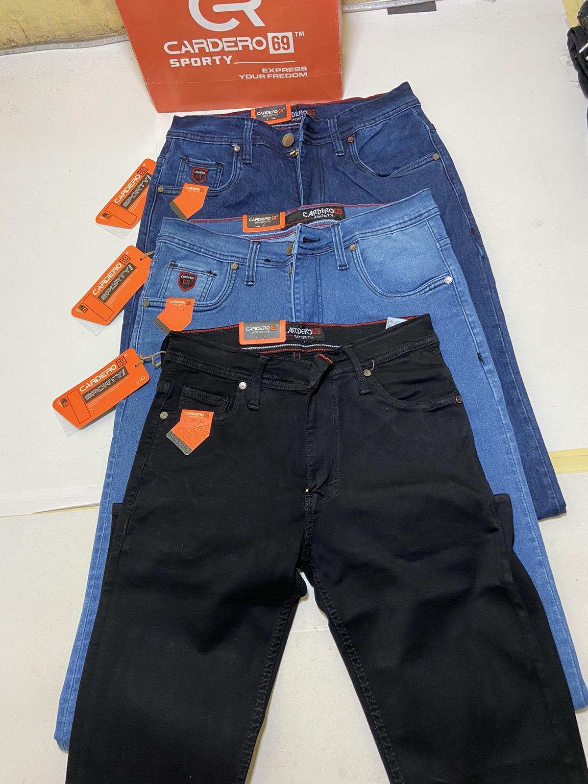 Celana jeans Cardero 69 sporty slim fit stret melar Panjang