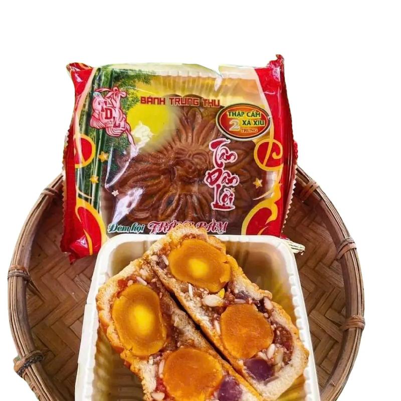 Tân Dân Lợi Bánh Trung Thu 200g Đầy Đủ Các Nhân Tự Chọn Thập Cẩm Xá Xíu Gà Quay Lá Dứa Hạt Dưa Khoai Môn Trà Xanh Dừa Sữa Hạt Sen Đậu Xanh Socola Mè Đen