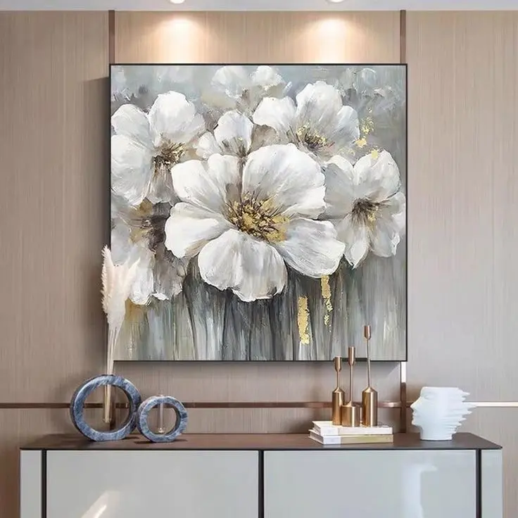 Walldecor bunga 60 x 60cm 4